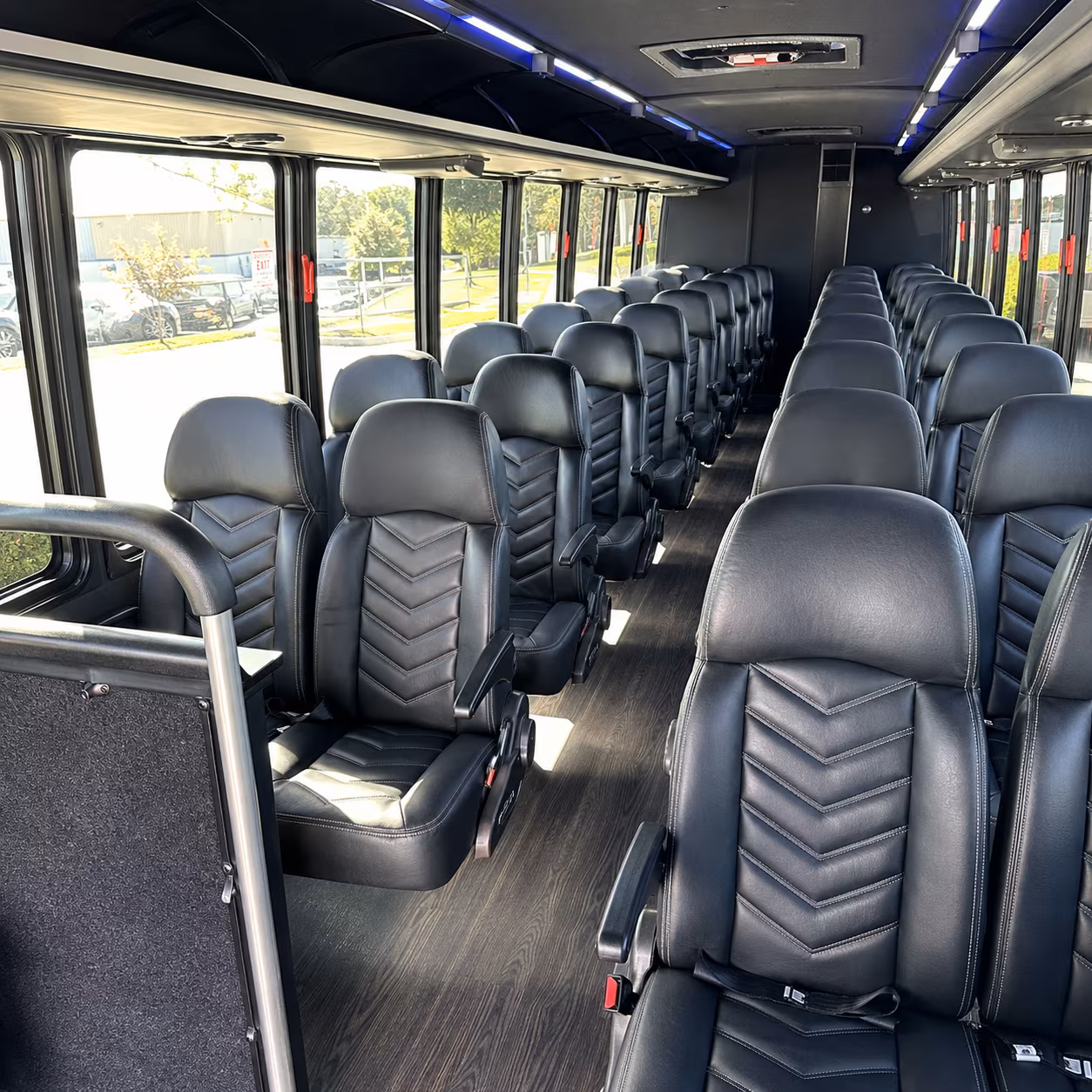 hoover 30 passenger minibus interior