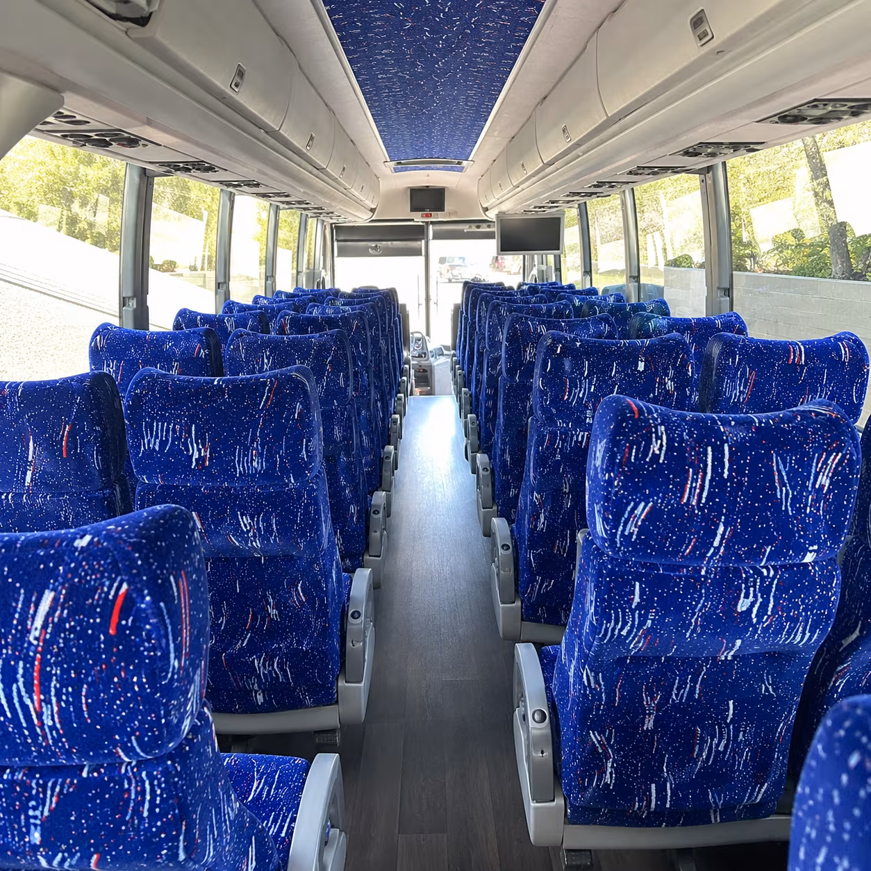 hoover 50 passenger charter bus interior