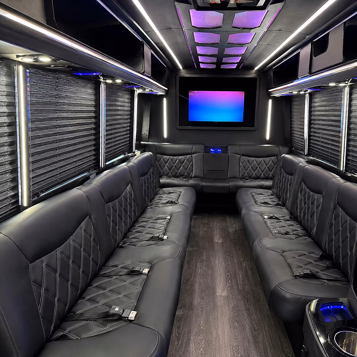 hoover concert party bus rental