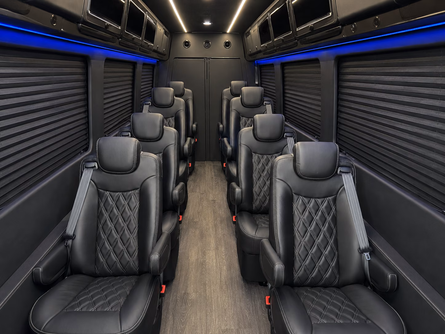 hoover corporate transportation onboard seating
