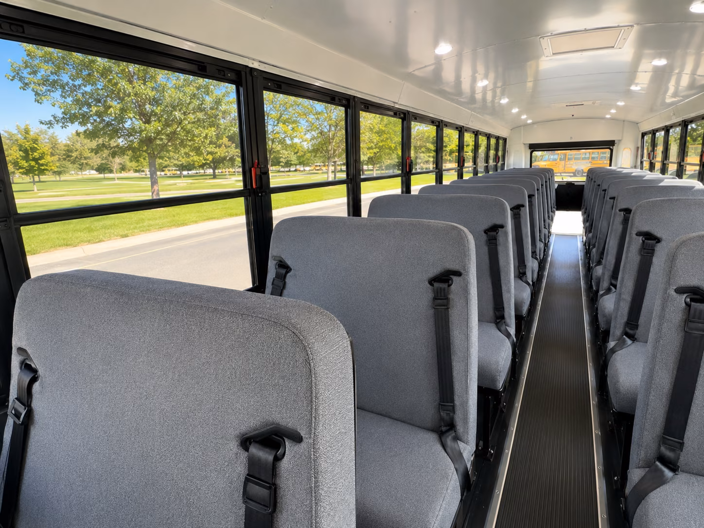 hoover school bus inside