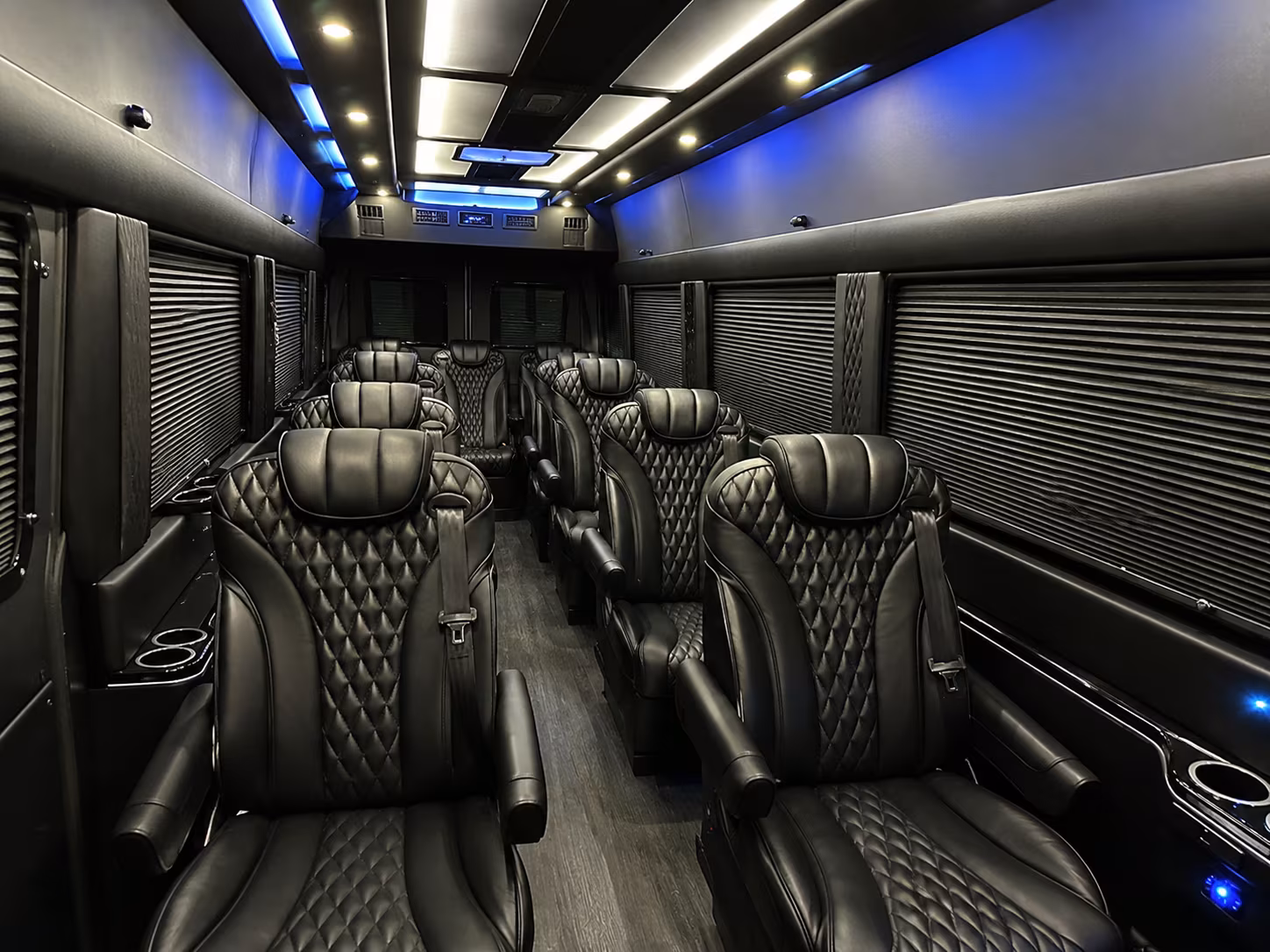 hoover sprinter van with driver inside